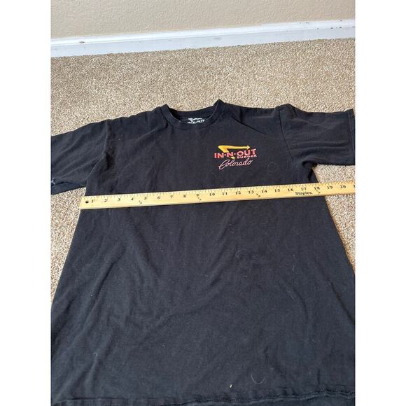 In-&-Out Colorado T-shirt Tee black graphic men's SZ MD - Flawed - Picture 9 of 9